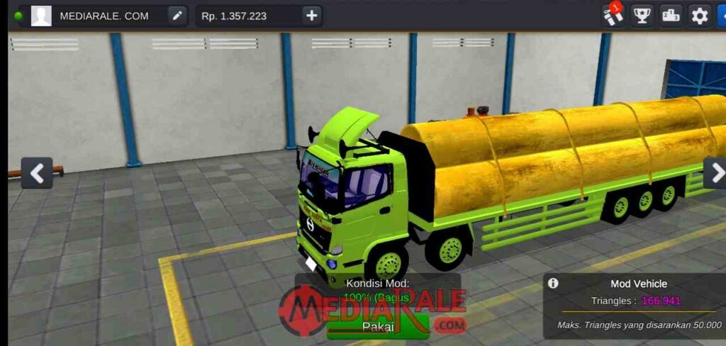 mod bussid truk hino