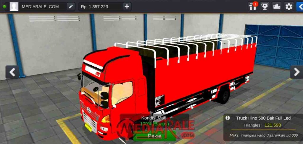 mod bussid truk hino