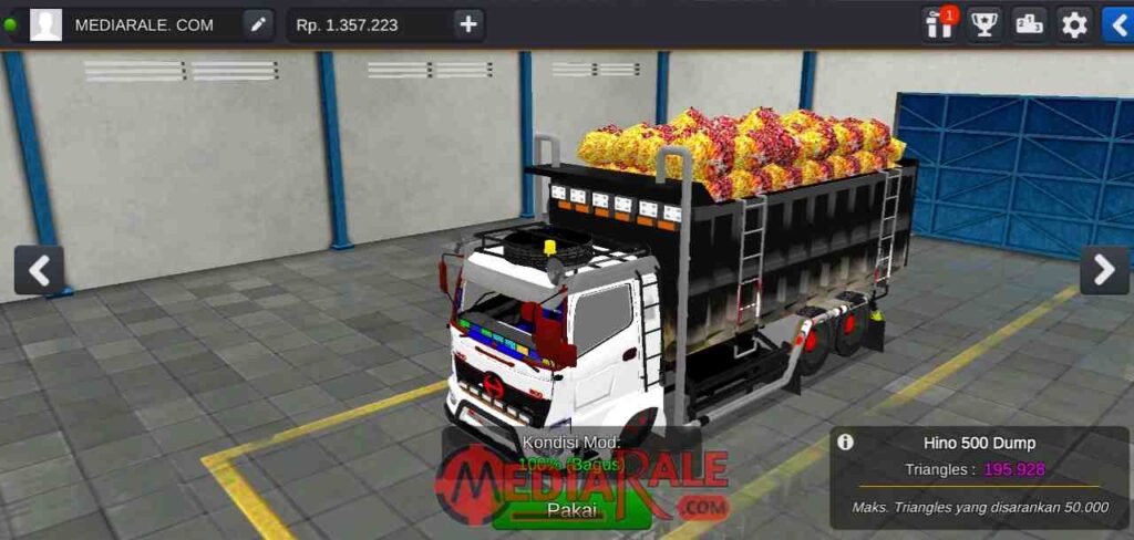 mod bussid truk hino