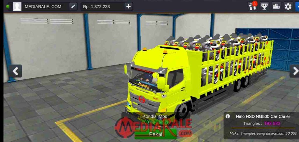 mod bussid truk hino