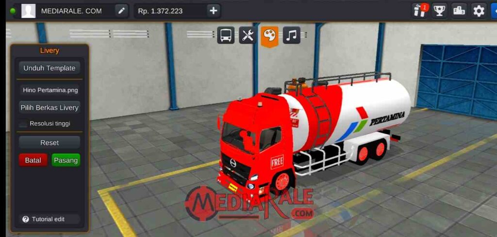 mod bussid truk hino