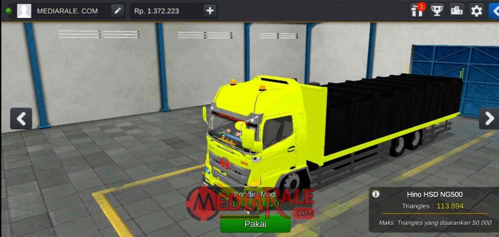 mod bussid truk hino