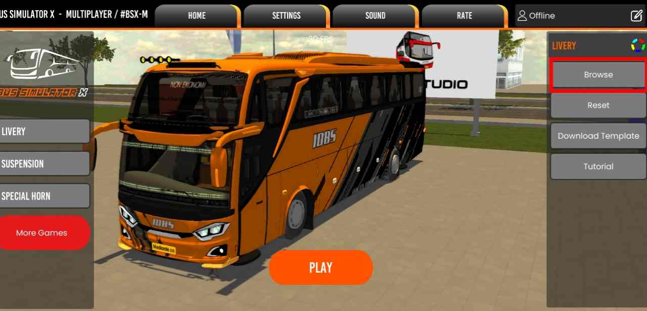 cara pasang livery bus simulator x