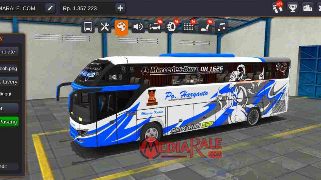Livery PO Haryanto Arjuna XHD