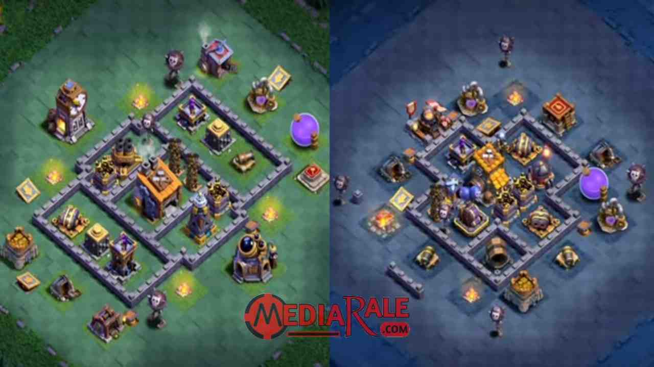 Base Aula Tukang Level 8 COC Base TH 8 Malam