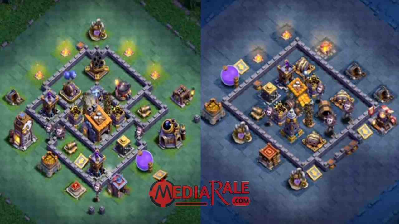 Base Aula Tukang Level 8 COC Base TH 8 Malam