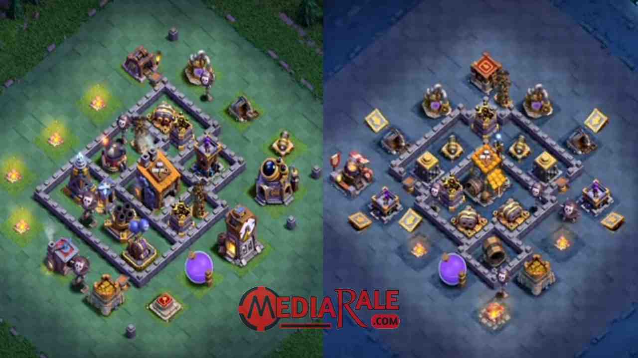Base Aula Tukang Level 8 COC Base TH 8 Malam