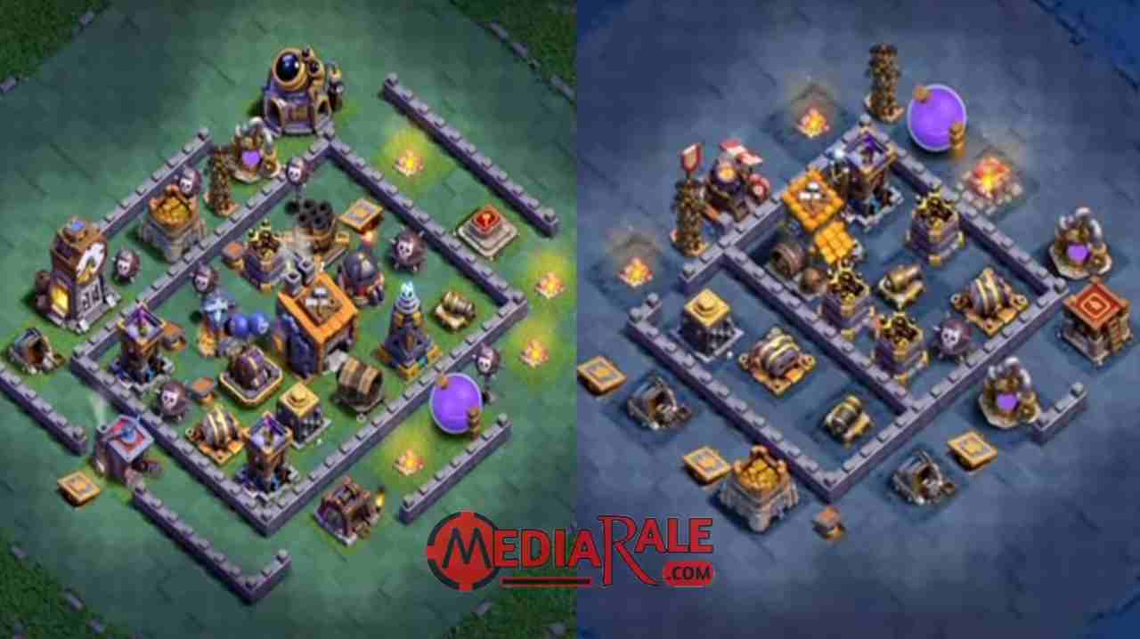 Base Aula Tukang Level 8 COC Base TH 8 Malam
