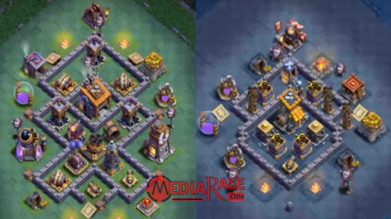 Base Aula Tukang Level 8 COC Base TH 8 Malam