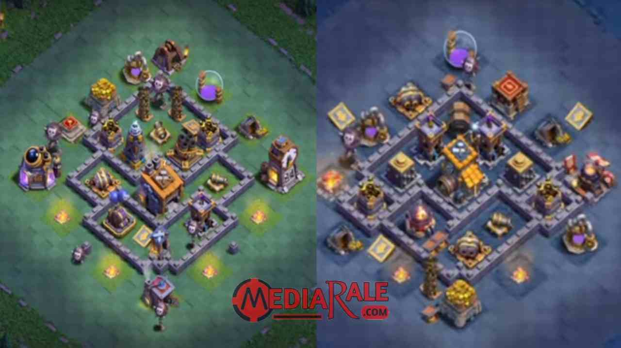 Base Aula Tukang Level 8 COC Base TH 8 Malam
