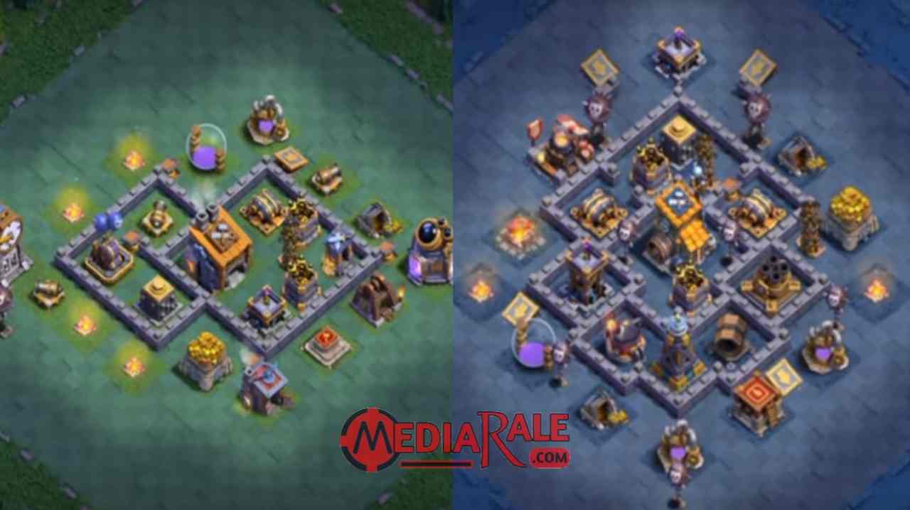 Base Aula Tukang Level 8 COC Base TH 8 Malam