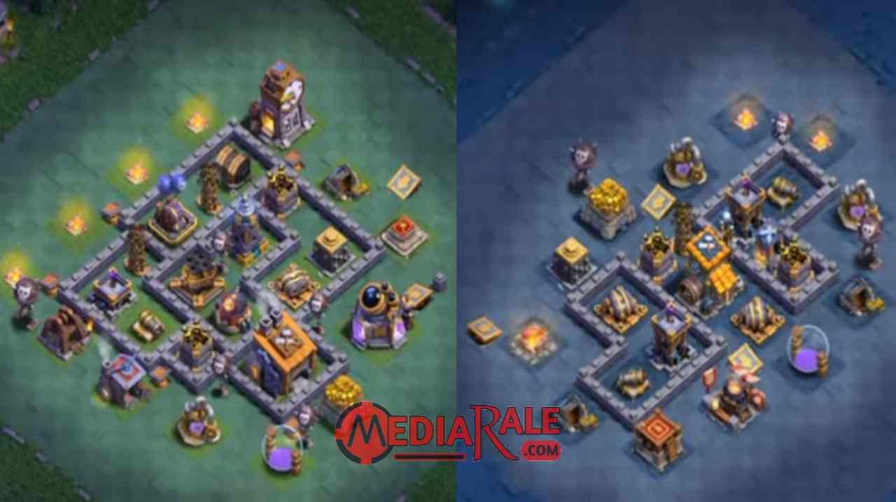 Base Aula Tukang Level 8 COC Base TH 8 Malam
