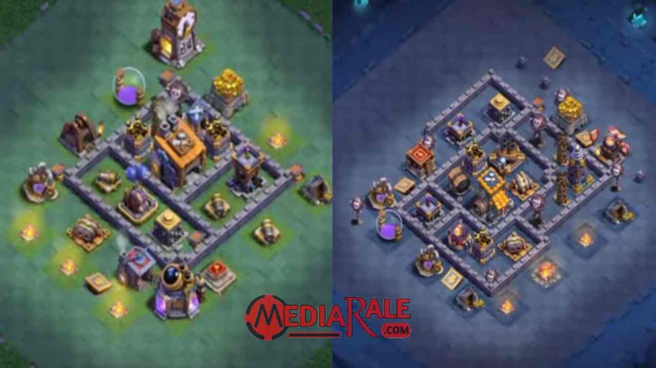 Base Aula Tukang Level 8 COC Base TH 8 Malam