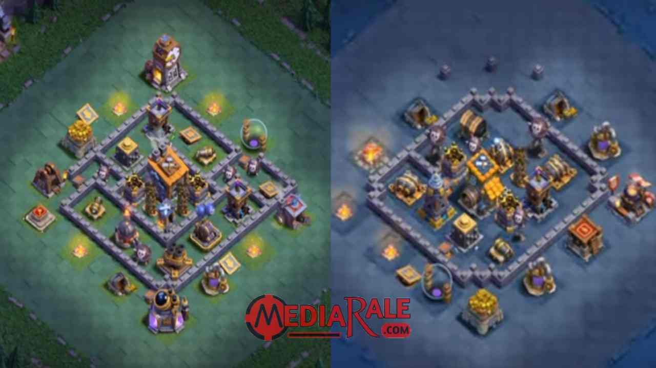 Base Aula Tukang Level 8 COC Base TH 8 Malam