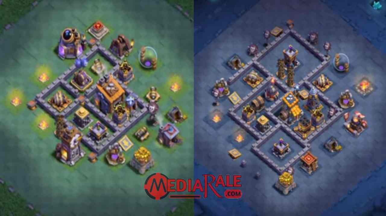 Base Aula Tukang Level 8 COC Base TH 8 Malam