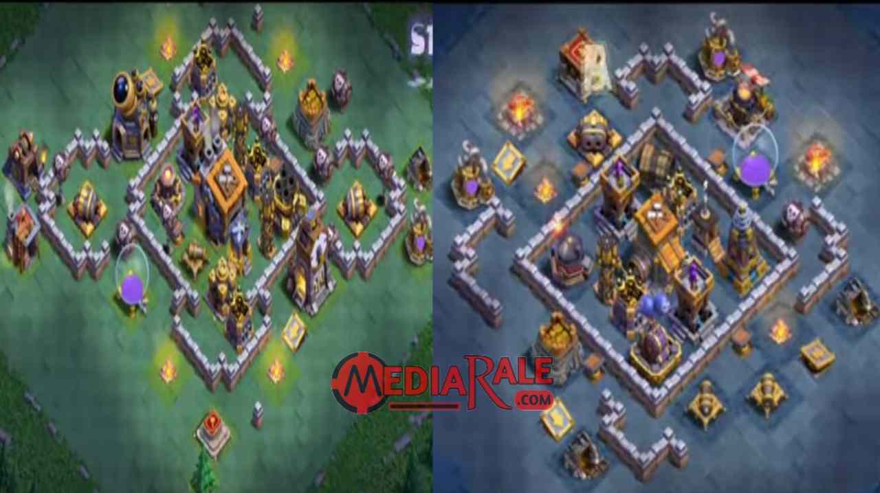 Base Aula Tukang Level 9 COC Base TH 9 Malam