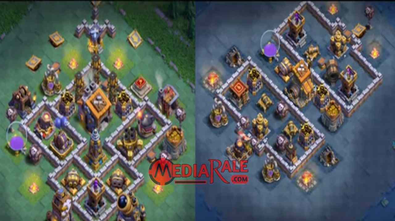 Base Aula Tukang Level 9 COC Base TH 9 Malam