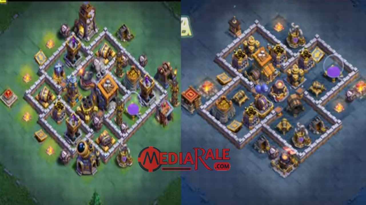 Base Aula Tukang Level 9 COC Base TH 9 Malam