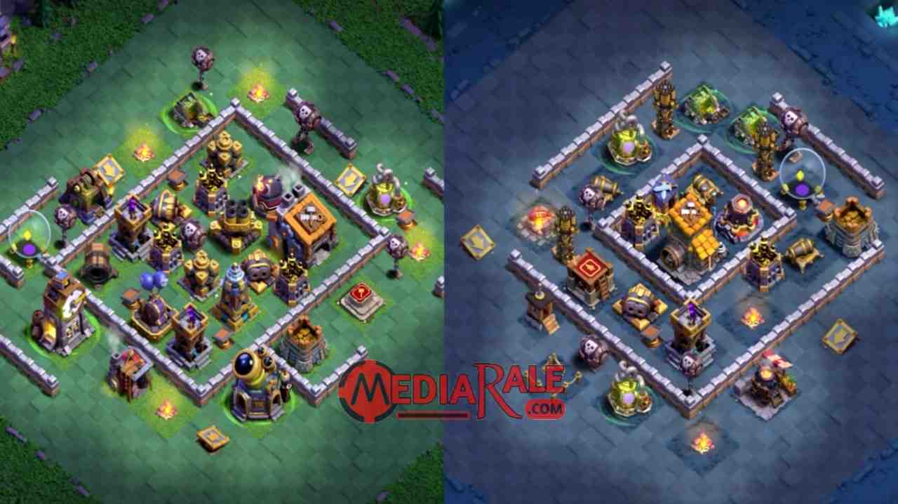 Base Aula Tukang Level 9 COC Base TH 9 Malam