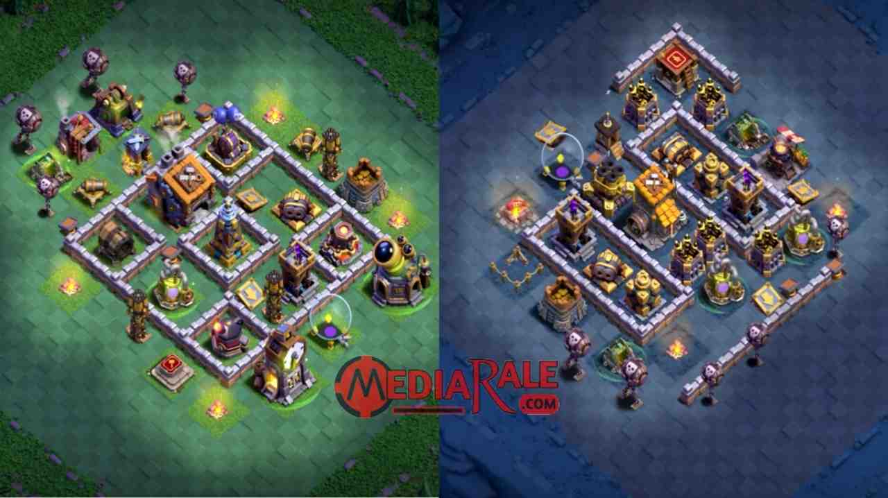 Base Aula Tukang Level 9 COC Base TH 9 Malam