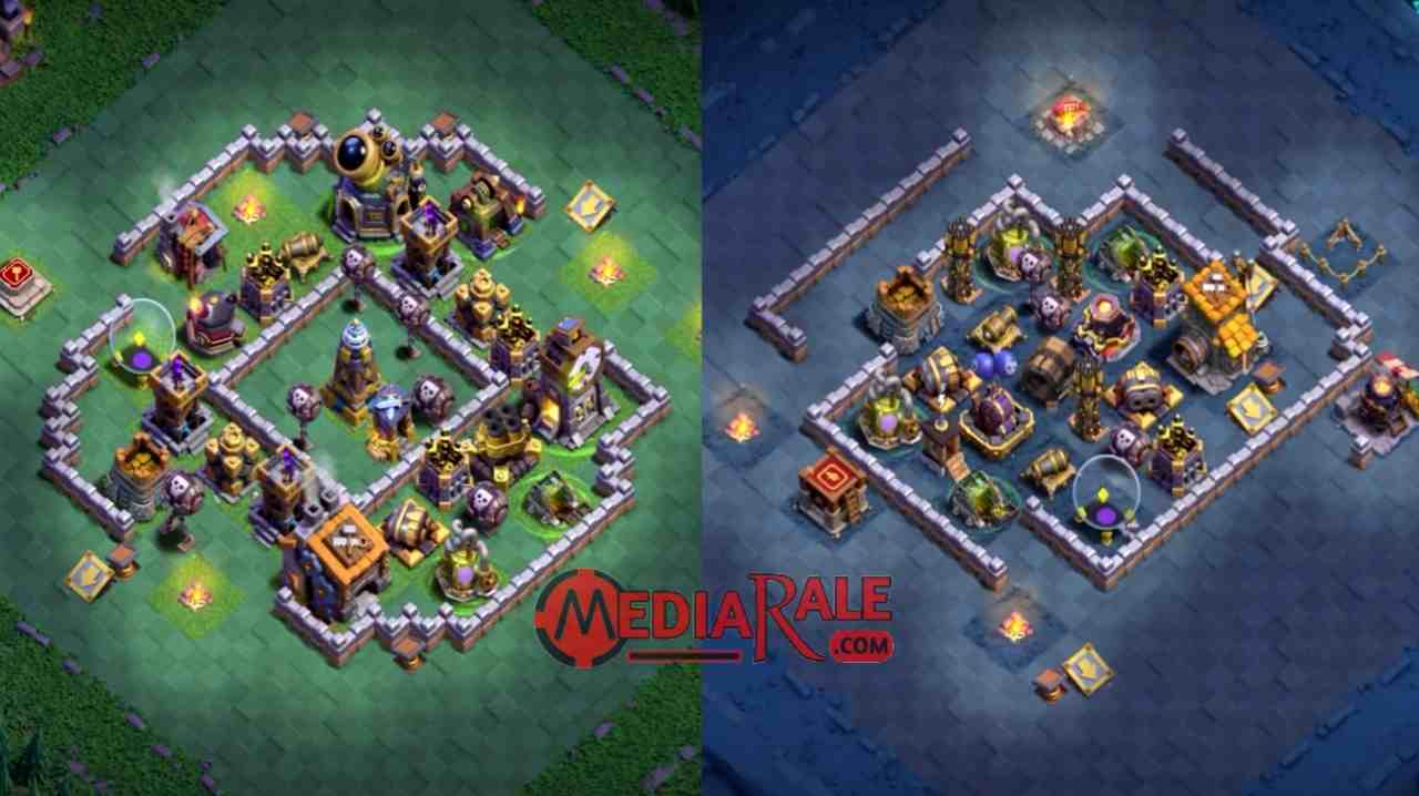 Base Aula Tukang Level 9 COC Base TH 9 Malam