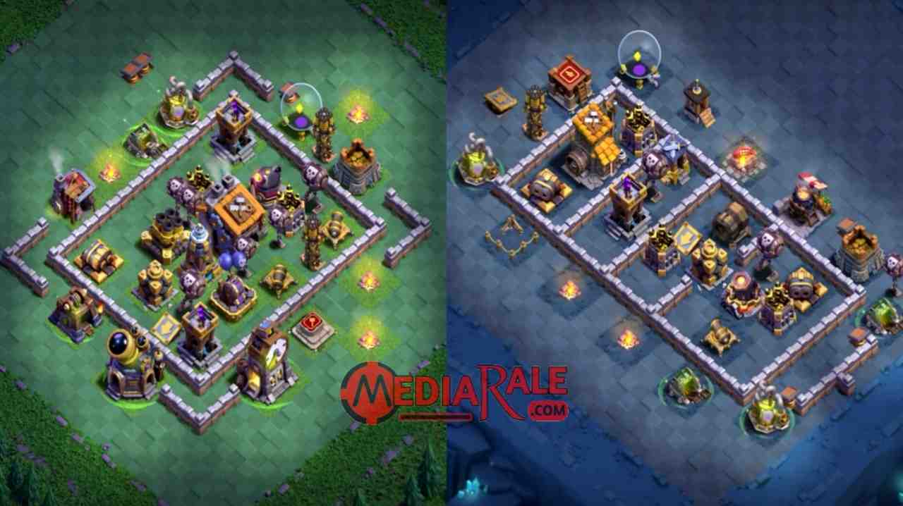Base Aula Tukang Level 9 COC Base TH 9 Malam
