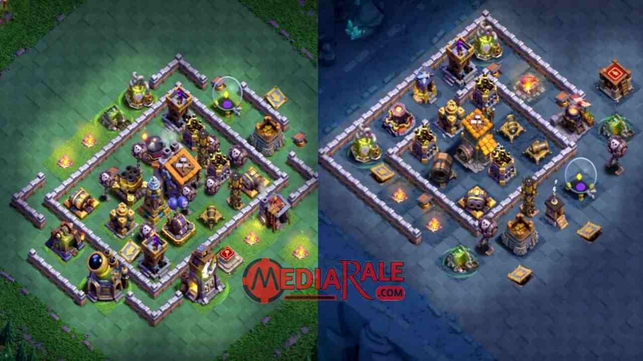 Base Aula Tukang Level 9 COC Base TH 9 Malam