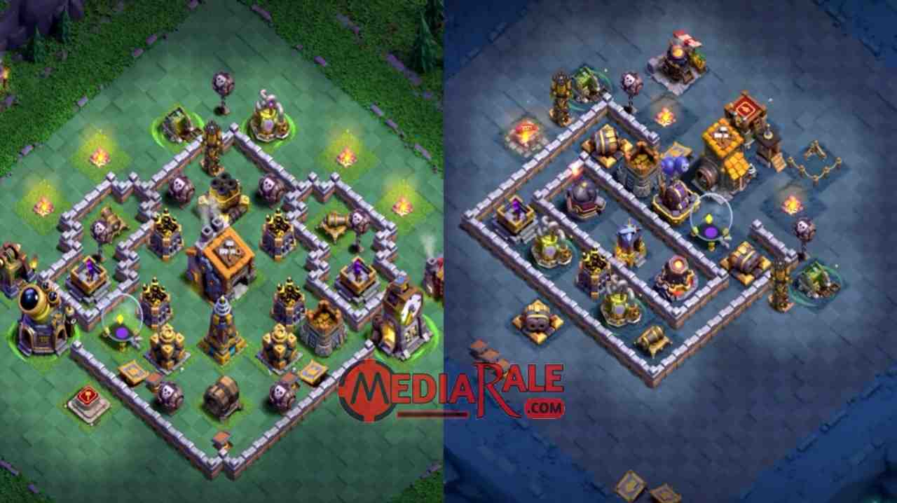 Base Aula Tukang Level 9 COC Base TH 9 Malam