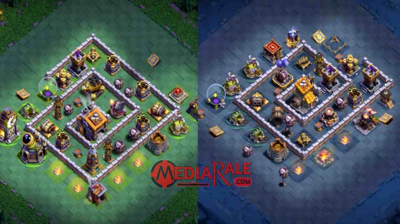 Base Aula Tukang Level 9 COC Base TH 9 Malam
